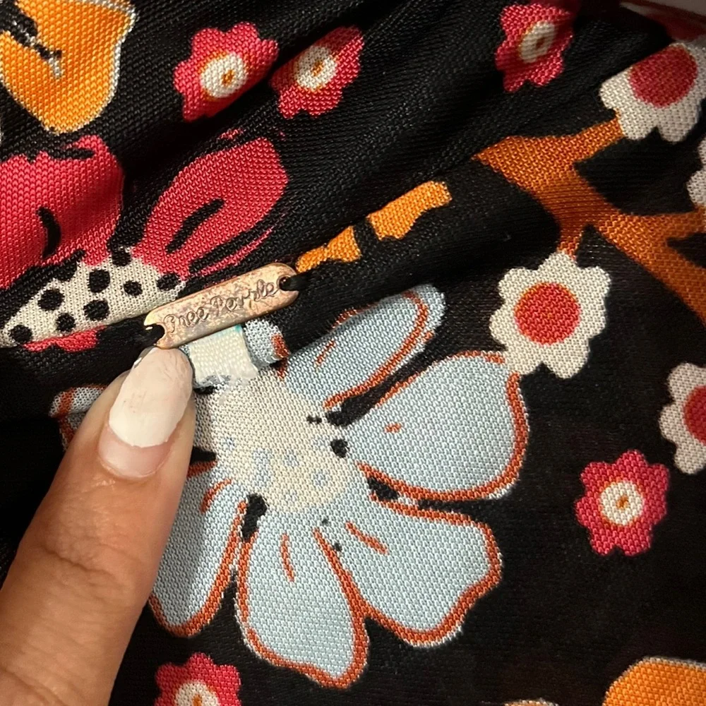 FREE PEOPLE Daisy Jane Floral Tunic Dress - Picture 7 of 8